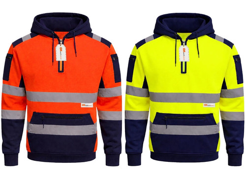 Vis quarter zip hoodie - vis,