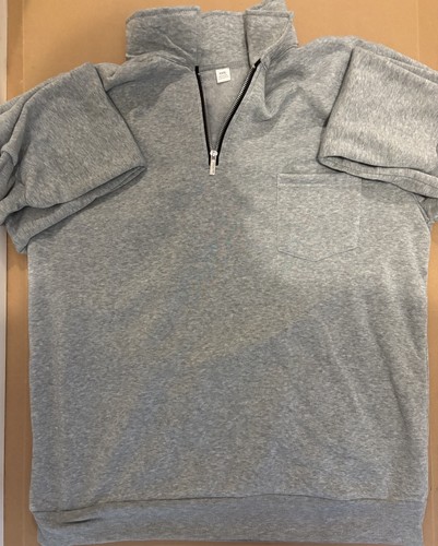 Soft grey quarter zip - grey,