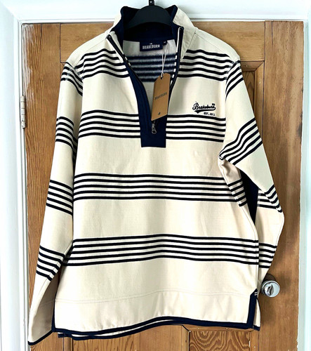 Brakeburn mens cream/navy