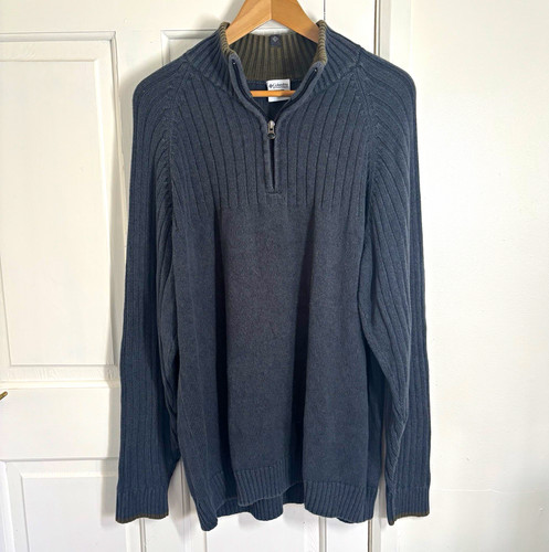 Columbia mens grey rib knit - columbia,