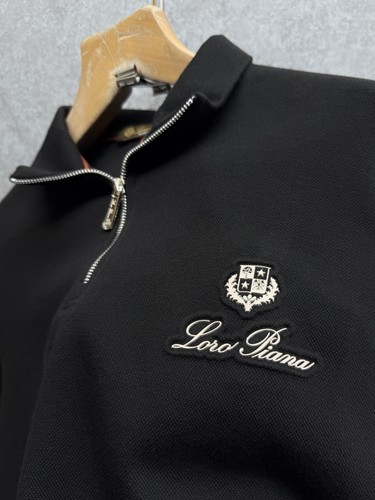 Loro piana quarter zip polo - piana,