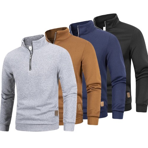 Men quarter zip - zip, fit