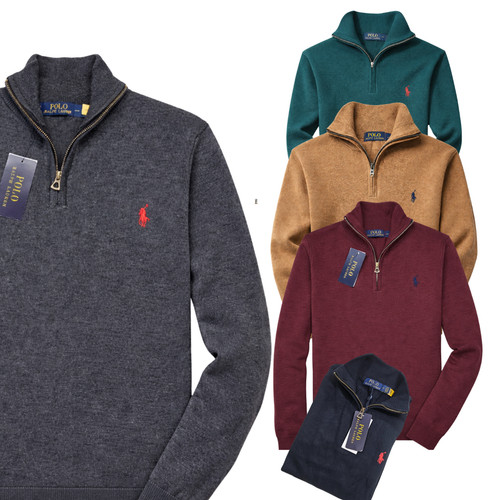 Polo men navy quarter - polo, rl