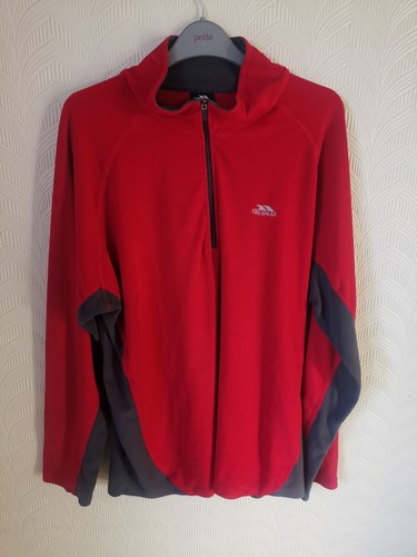 Red trespass quarter zip - trespass, quarter-zip