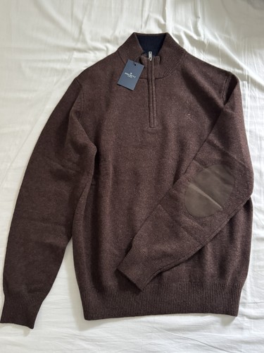 Hackett dark brown lambswool - dark,
