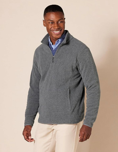 Men polar fleece quarter - men's,