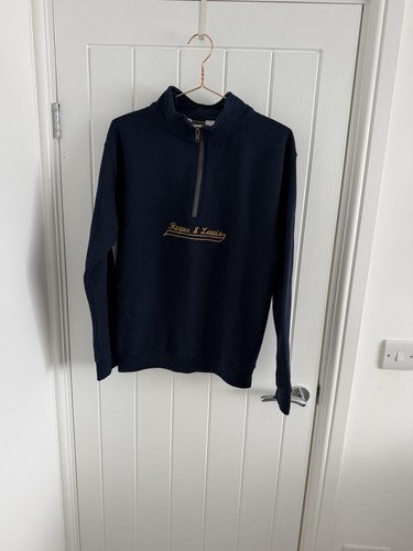Navy blue quarter zip - blue,