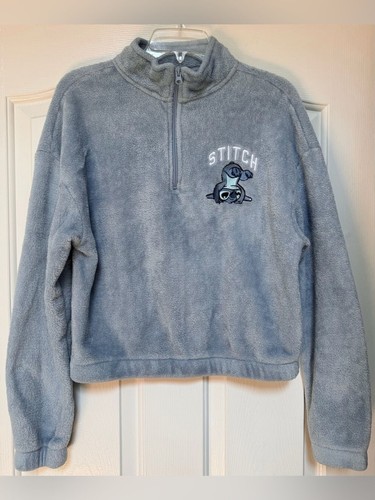 Disney stitch cropped fleece - disney,