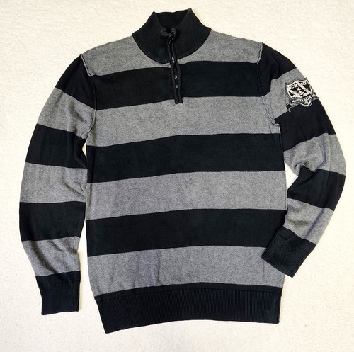 Quarter zip striped - quarter,