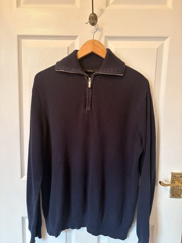 George navy blue ribbed - george,