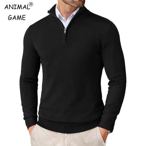 Men quarter zip jumper - men's,