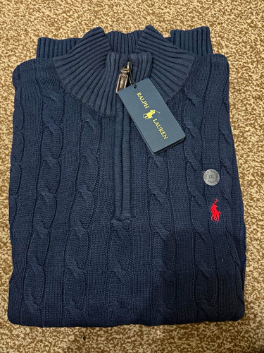 Ralph lauren men navy cable - lauren,