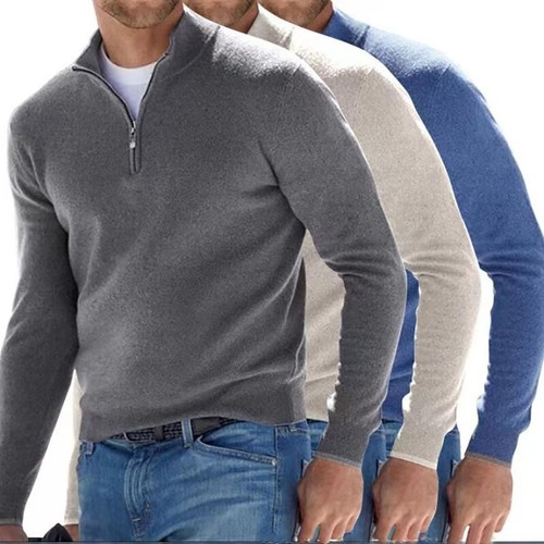 Men zip jumper - zip, pullover